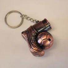 New 1pcs football shoes Keychain Cigarette Lighter Novelty Windproof butane gas Lighters refillable