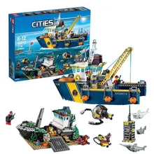 City Explorers Deep Sea Exploration Vessel Building Brick Toys Boys Develop Gift Same as 60095