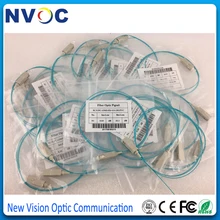 20 шт./лот, 10 г, OM3-150, SC/UPC 1 м волоконно-оптическая косичка, мм, 50/125, симплексный ПВХ 0,9 мм 1 метр, многомодовая SC/UPC волоконная косичка