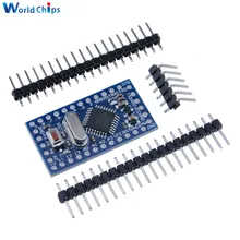 10 шт. Pro Mini atmega328 Mini 328 ATMEGA328P 5 в 16 МГц модуль для Arduino Nano с кристаллами осциллятора булавки заменить ATMEGA128