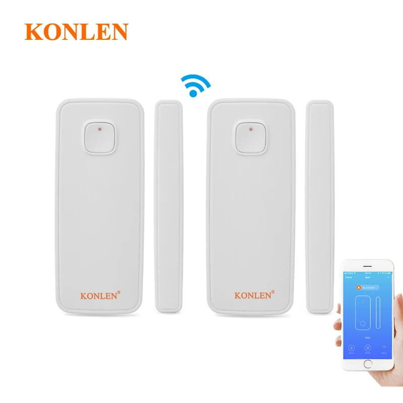 

WIFI Door Sensor Alarm Wireless Magnetic Window Open Entry Alert Home Security Detector Remote Control Alexa Google Home IFTTT