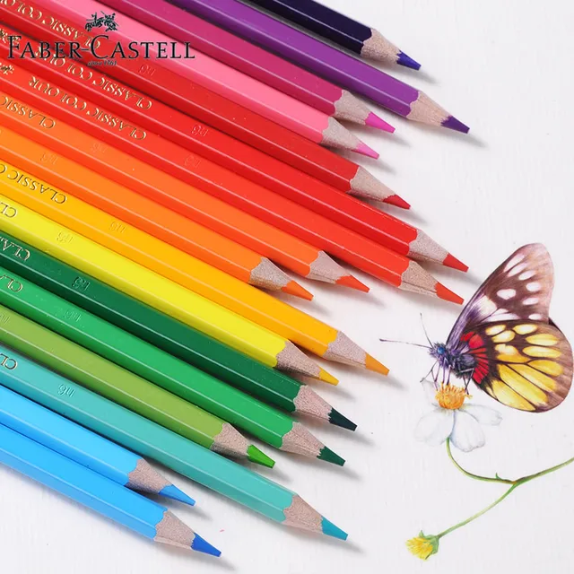 Faber Castell Oil Colored Pencils Professional Premier Lapis De Cor 72 Colour Sketch Pencil Colouring Drawing Art Set 5