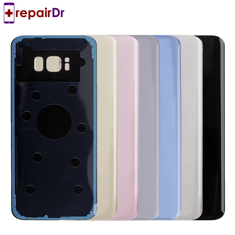 

Top Quality For Samsung Galaxy S8 G950F S8 Plus Back Cover Door Rear Glass Housing Case Replace For Samsung S8 Battery Cover