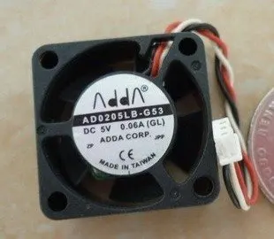 Трехпроводный охлаждающий вентилятор для жесткого диска ADDA AD0205LB-G53 5V 0.06A 2510 |