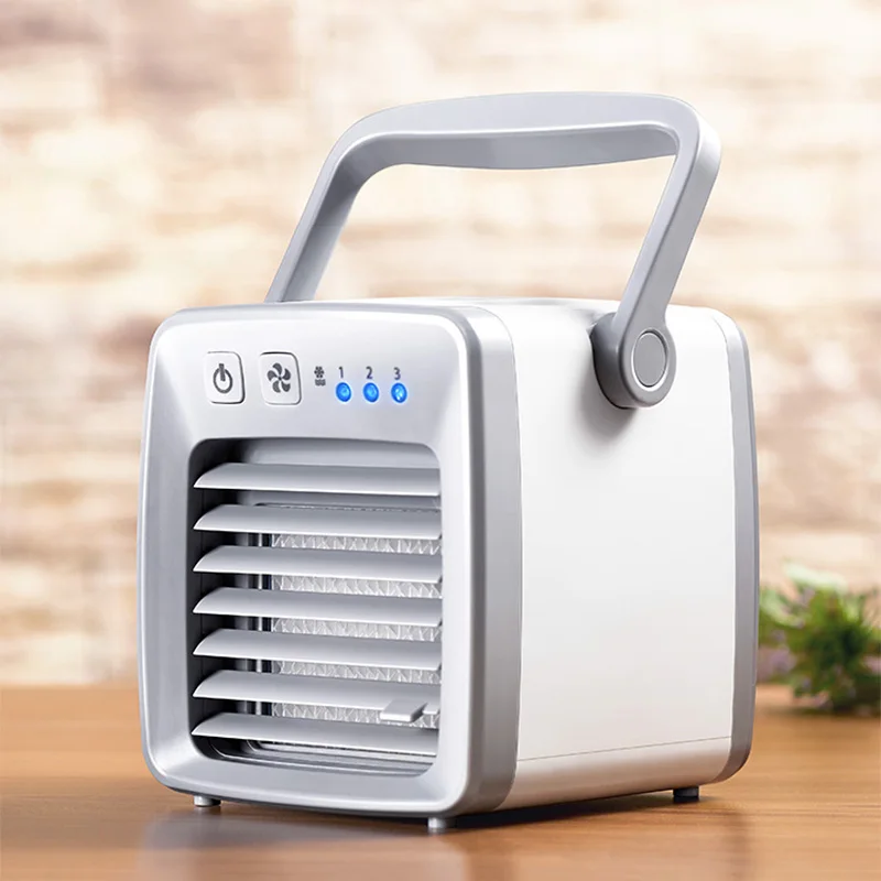 

Fashion Mini Air Conditioning Conditioner Unit Fan Portable Low Noise Home Cooler with USB Cable HY99 AU08