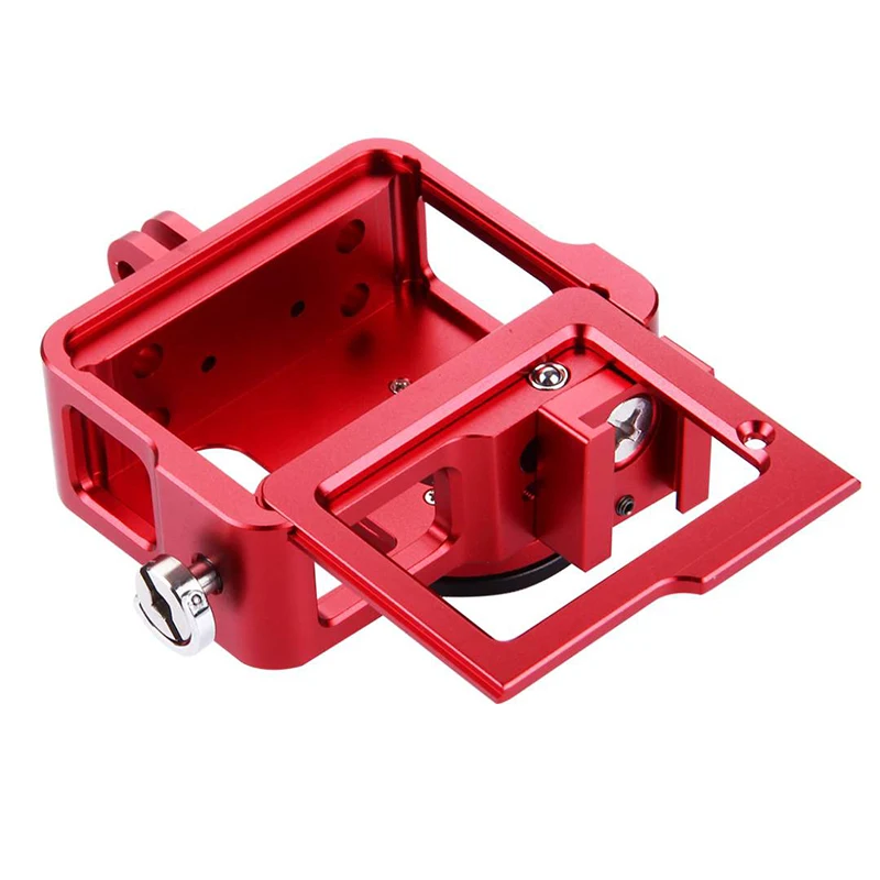 Aluminum Alloy cage Protective Housing Case Cover  Metal frame with lens cap for GoPro HERO4 Sports action camera accessories (9)