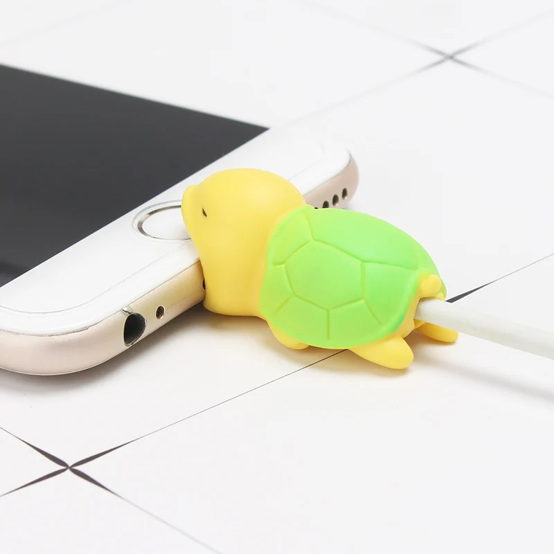 1 шт. протектор управления животных намотка кабеля в форме тигра милые животные для iPhone кабель Зарядное устройство USB кабель намотка-держатель частей