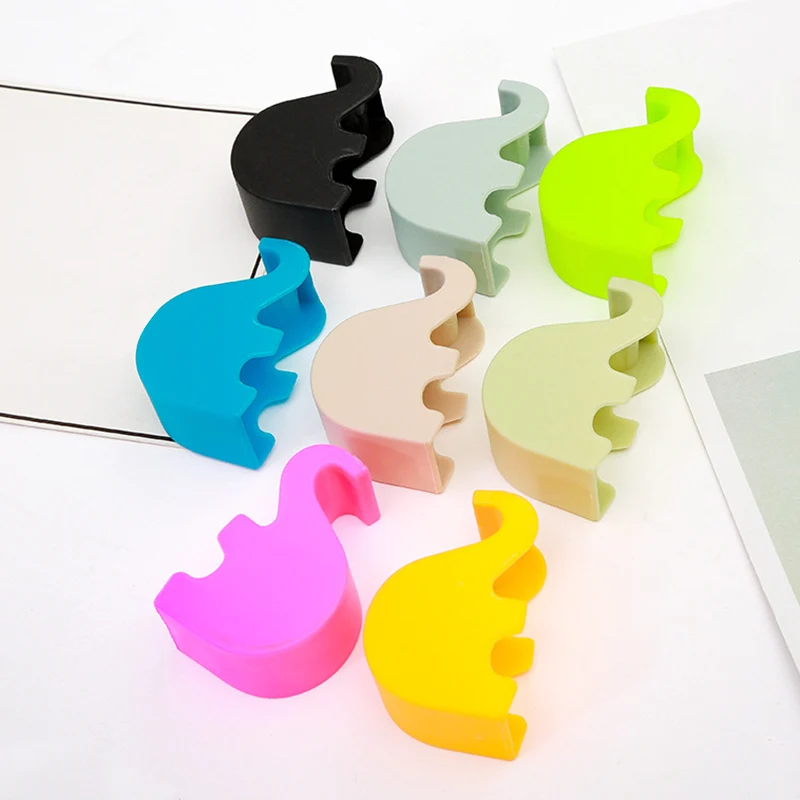 

New Hot 5Pcs Universal Mini Elephant Smart Phone Table Desk Mount Stand Holder for Mobile Phone Tablets NV99