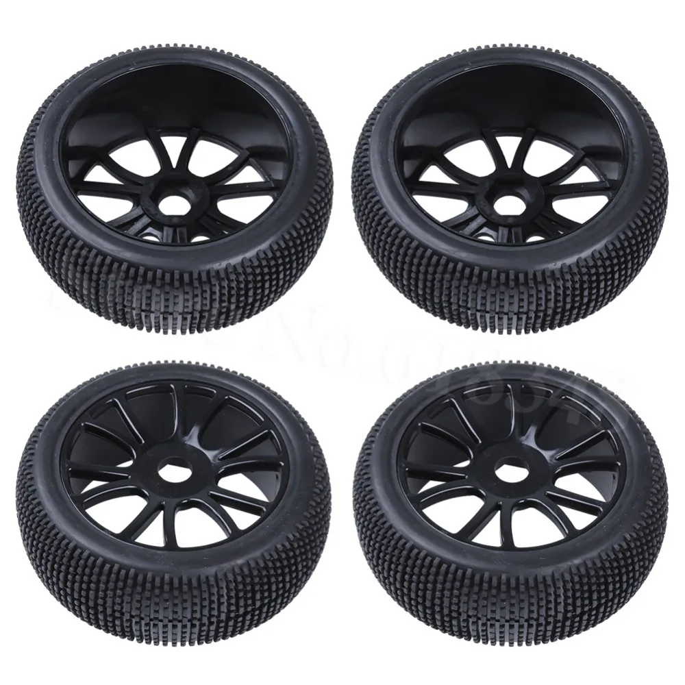 

4pcs/Lot 115mm RC Car Wheels Tires 3.2 inch 17mm Hub For HSP 1/8 Off Road Buggy Camper BAZOOKA 94081 94860 Spare Parts
