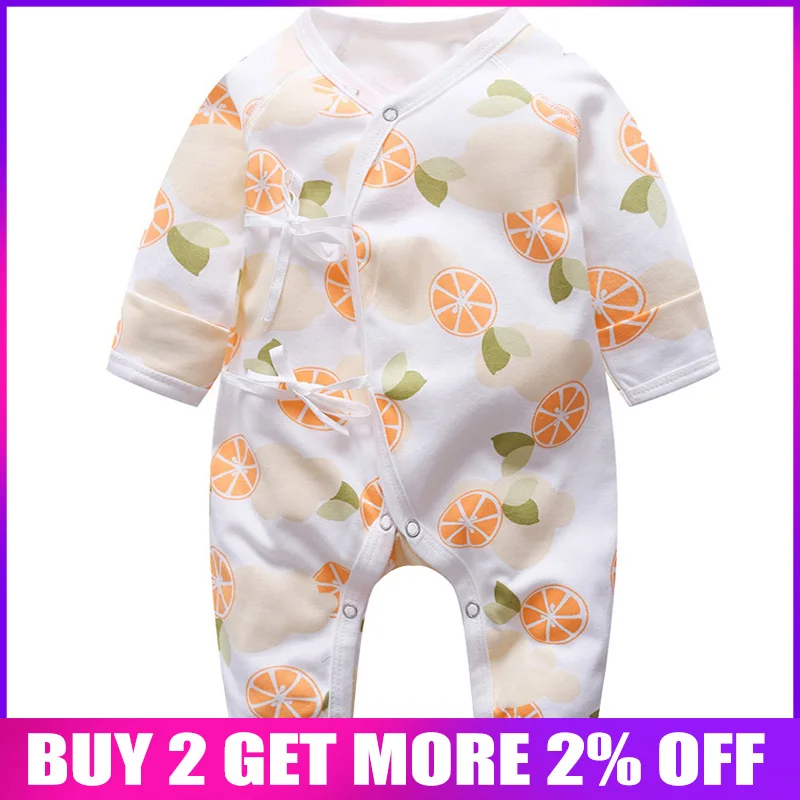 BibiCola/осенние модные детские комбинезоны с цветочным рисунком, хлопковая одежда для маленьких девочек, комбинезон для новорожденных детей