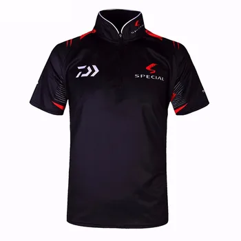 

Daiwa Clothing Summer Outdoor Fishing Shirt Profesional Sports Short Sleeve Tshirt Breathable UV Protection Fishing Shirts