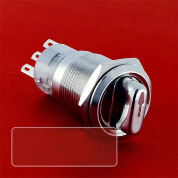 

two position self - complex metal selection button switch 19mm for machine or equipment,2pcs/lot
