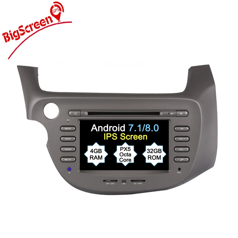 Cheap 7 Inch Android  Quad Core Car GPS Navigation For Honda Fit left 2007-2013 Multimedia  Free Map Monitor Bluetooth Stereo 1