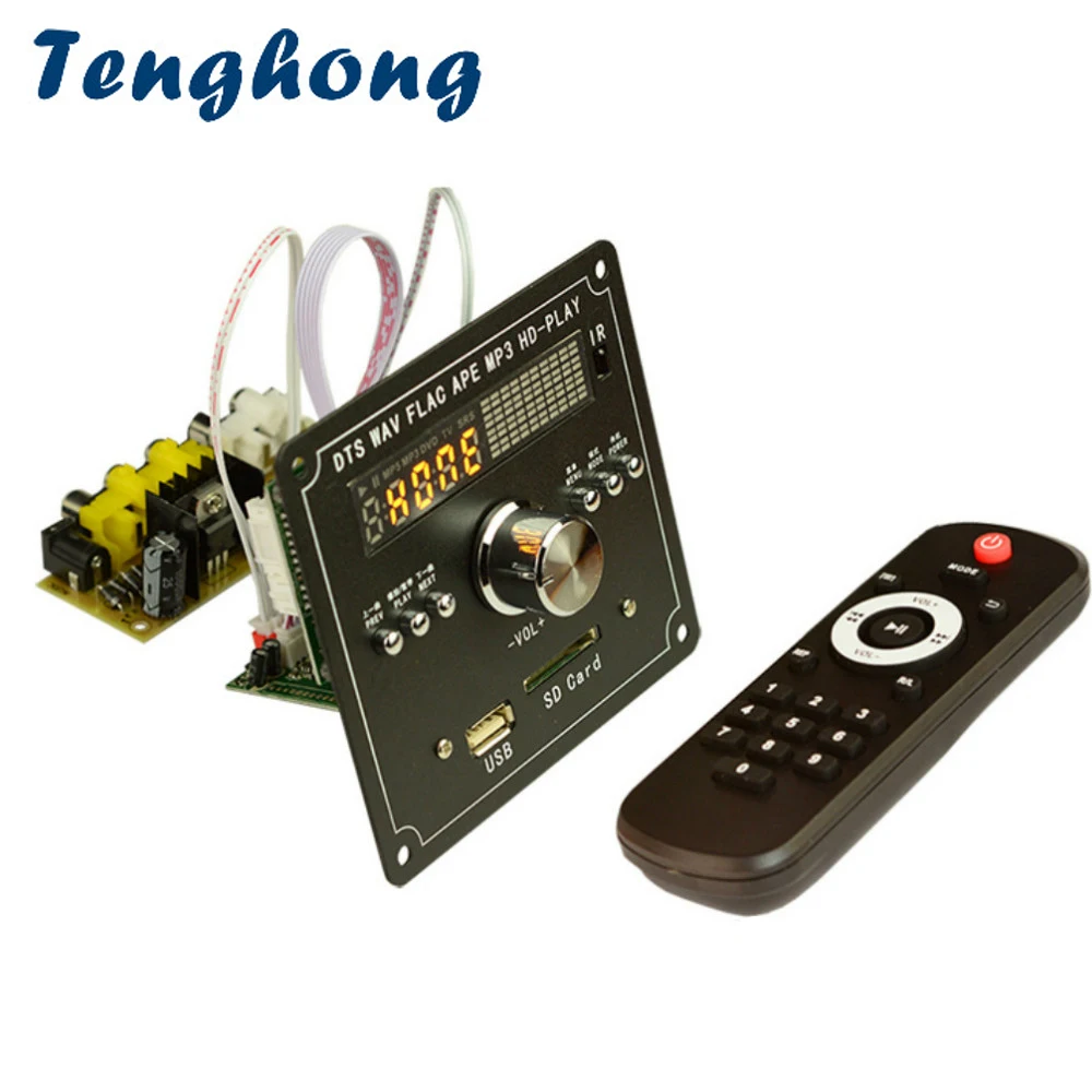 

Tenghong Bluetooth 4.2 MP3 Decoder Board DTS Lossless Decoding Receiver Board APE WAV MP3 Player MP5 MTV HD Video Player Karaoke