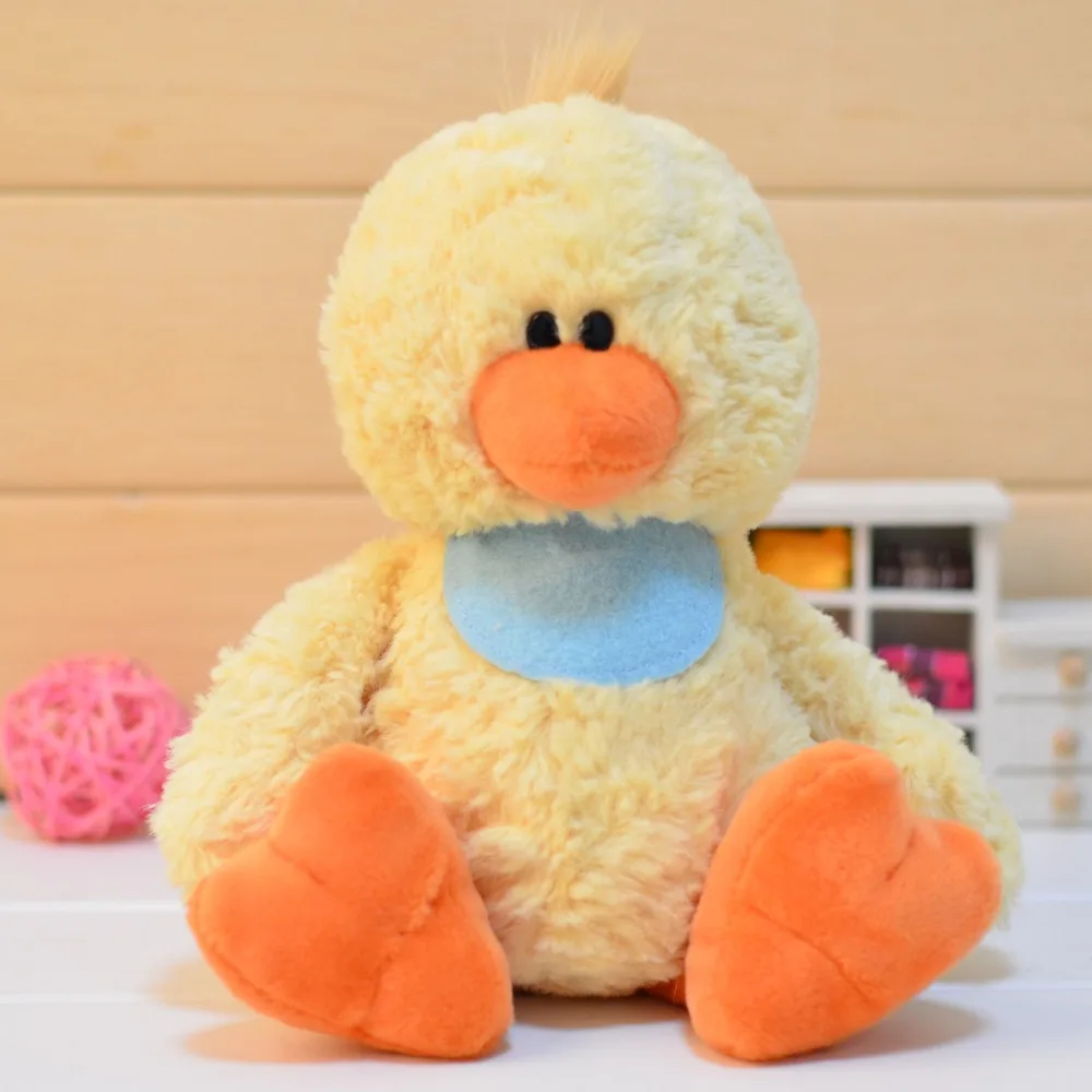 25cm Lovely Plush toys stuffed animals chickens high quality Kawaii yellow ducks birthday gifts