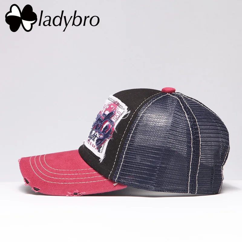 Кепка Ladybro $4 99 Женская бейсболка кепка сетчатая шапка для влюбленных мужская