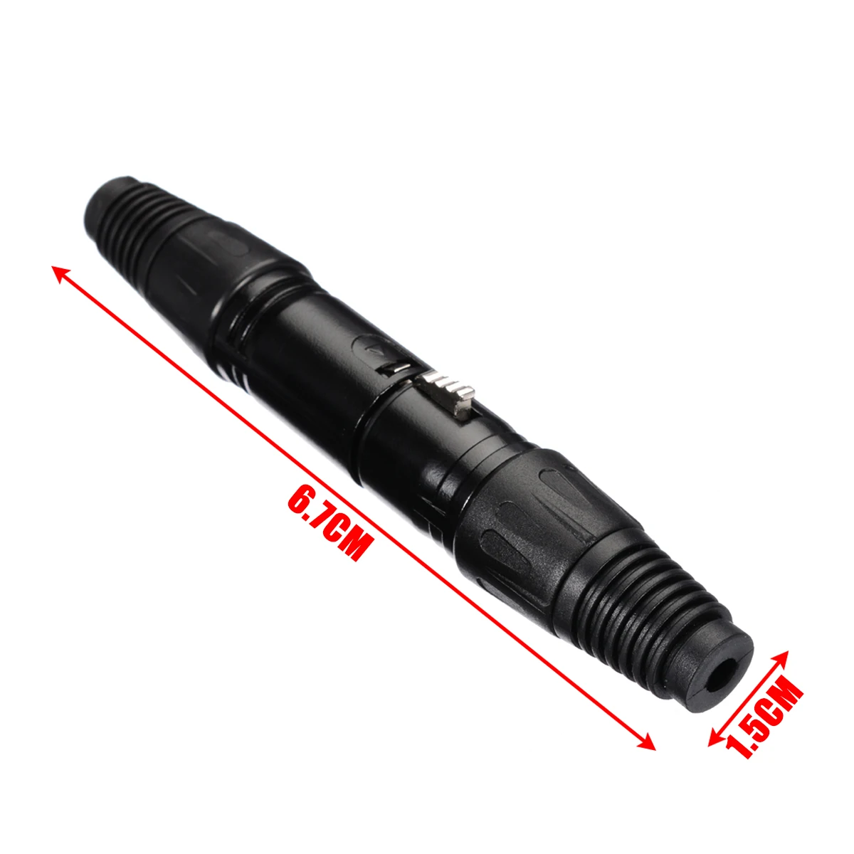 10pairs/20pcs XLR 3-Pin Male Female Connector Microphone Audio Cables Plug Connectors Black