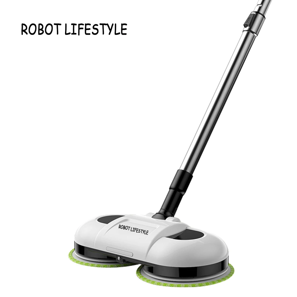 F528A Handheld Corless Electric Floor Mop Water Spay Mop Wiper Washer Floor Waxer LED Light