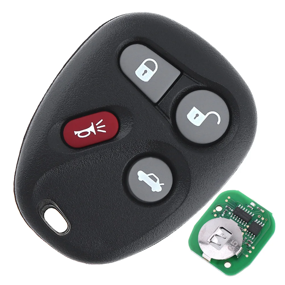 

315MHZ 4 Buttons Keyless Entry Remote Car Key Fob Shell Case ABO1502T for Chevrolet Impala Monte Carlo 2001 2002 2003 2004 2005