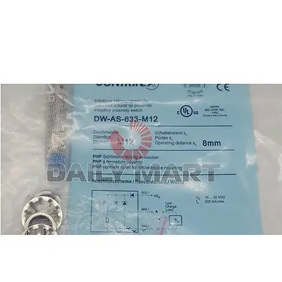 

DHL/EMS 2 LOTS New Contrinex DW-AS-633-M12 Inductive Proximity Switch Sensor
