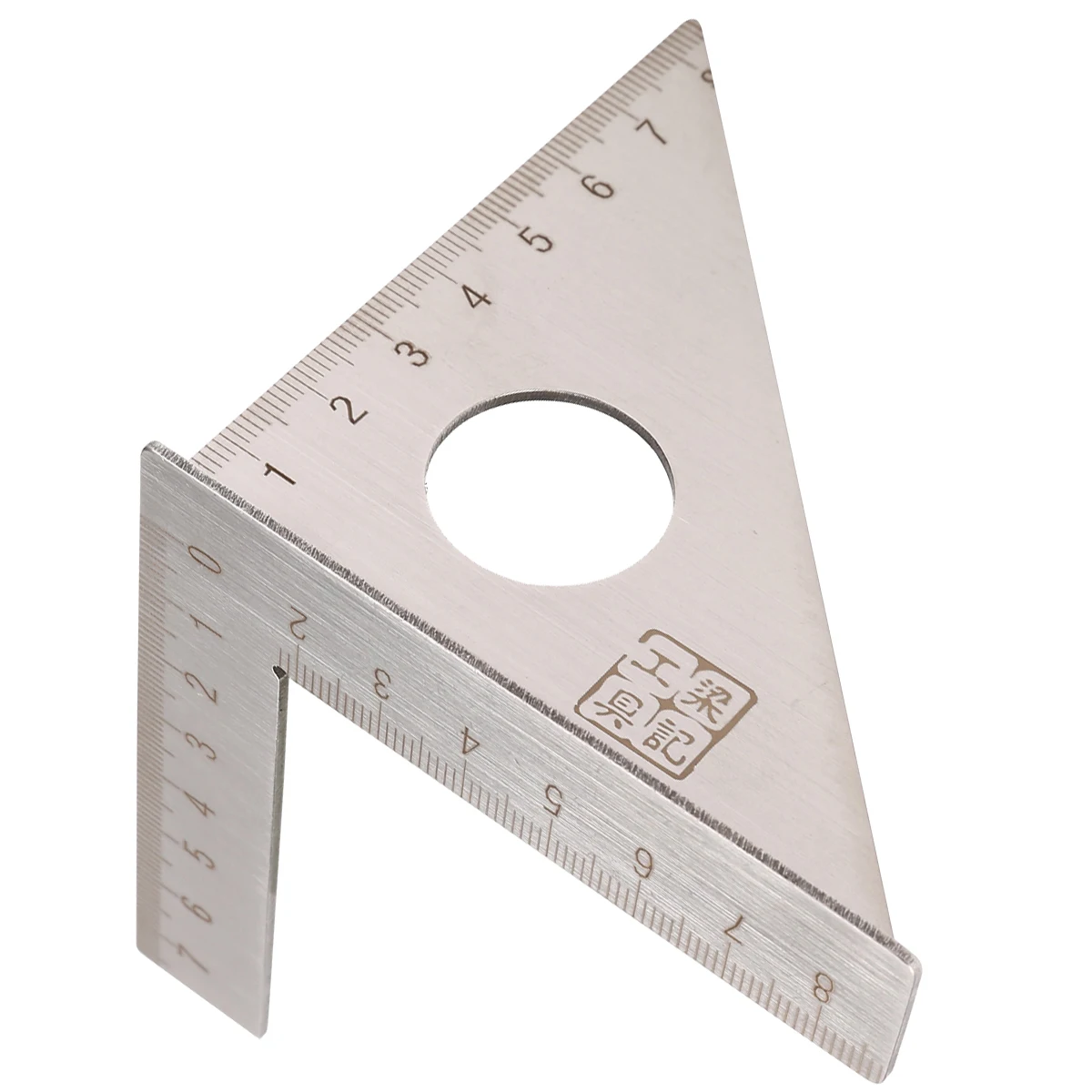 

Woodworking Ruler Square Layout Miter Triangle Rafter 45/90 Degree Metric Gauge Measuring Gauging Carpenter