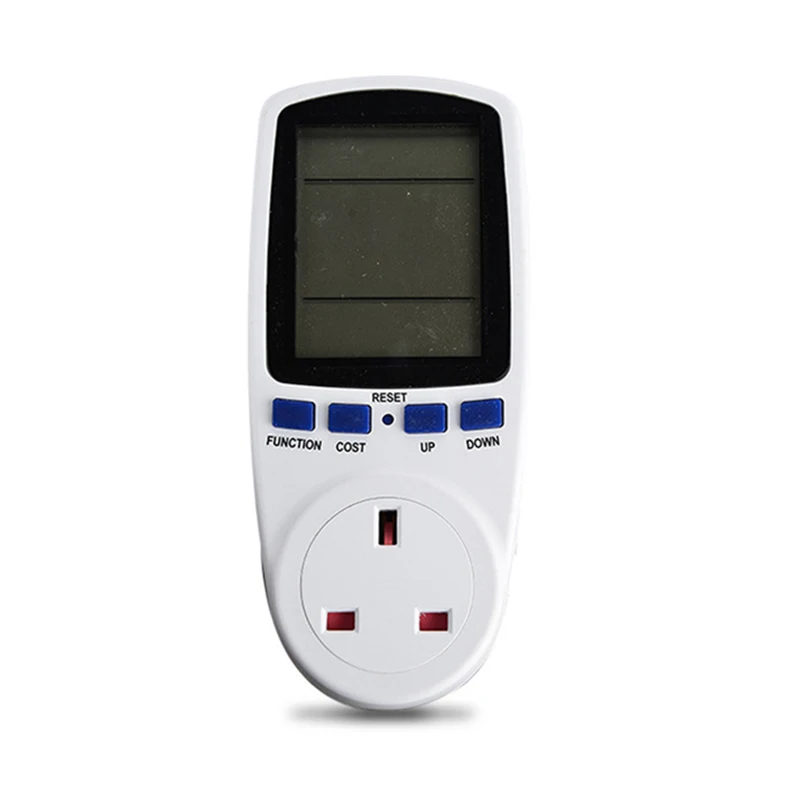Standard International Watt Electricity Usage Voltage Monitor Socket