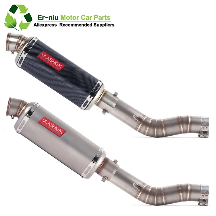 

GSXR1000 GSX R1000 GSXR 1000 Motorcycle Exhaust Modified Middle Link Pipe Full System Slip-On For suzuki GSXR1000