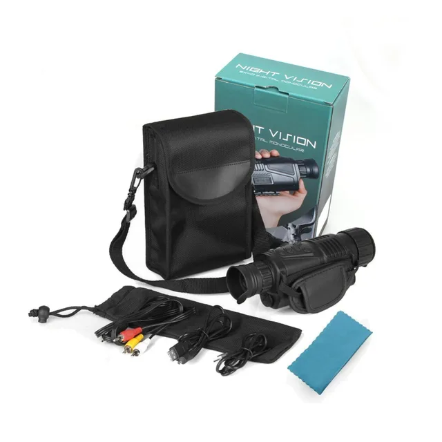 Cheap IR Digital Night Vision Scope Infrared Monocular Recording Telescope 5X 5MP Digital Camera Take Video Photo or Picture 29-0003