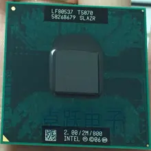 Intel Процессор ноутбук с процессором Core 2 Duo T5870 Процессор 2 м Кэш/2,0 ГГц/800/двухъядерный разъем P ноутбук процессор для pm965