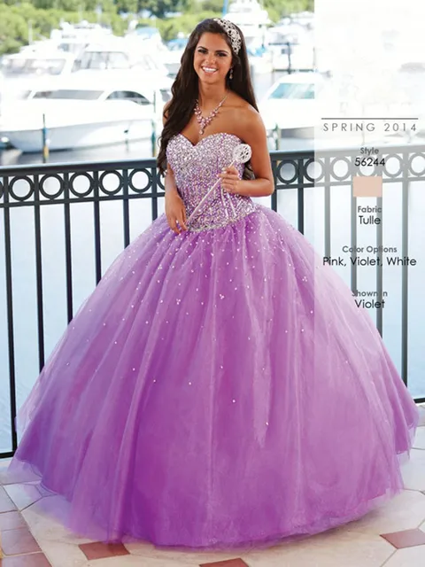 purple sweet sixteen dresses