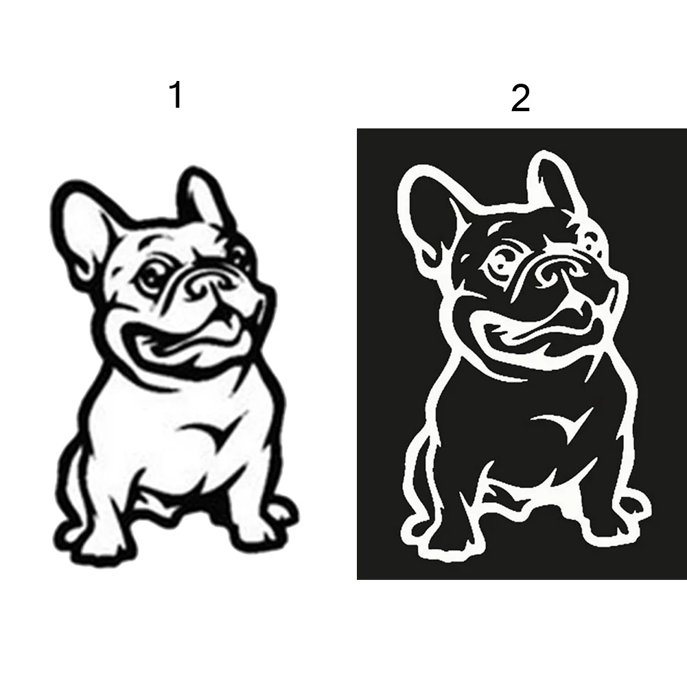 Модный Французский бульдог стикер на машину с собакой домашнее животное наклейка на авто всепогодный Авто Стайлинг мультфильм автомобиль стикер s автомобильные аксессуары