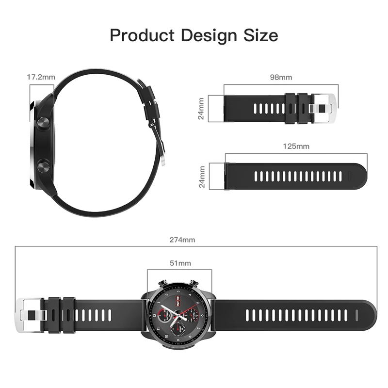 KOSPET Brave 2 Гб 16 620 мАч батарея IP68 Водонепроницаемый Bluetooth Вызов 4G Smartwatch телефон MTK6737 1