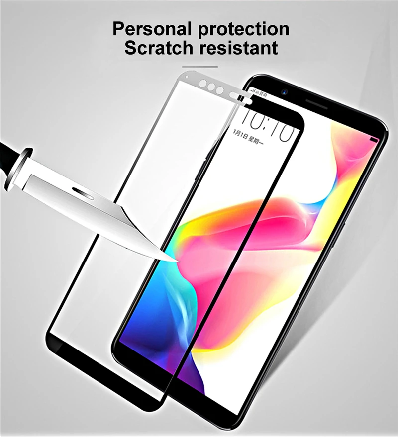 2 шт. 3D закаленное стекло для OPPO R11S полное покрытие экрана Защитная пленка