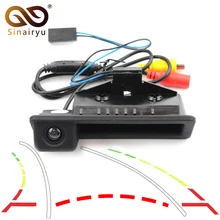 Maniglia Bagagliaio di un’auto Sinairyu Traiettoria HD Retromarcia Telecamera per la retromarcia per BMW E60 E61 E70 E71 E72 E82 E88 E84 E90 E91 E92 E93 X5 X6 X1