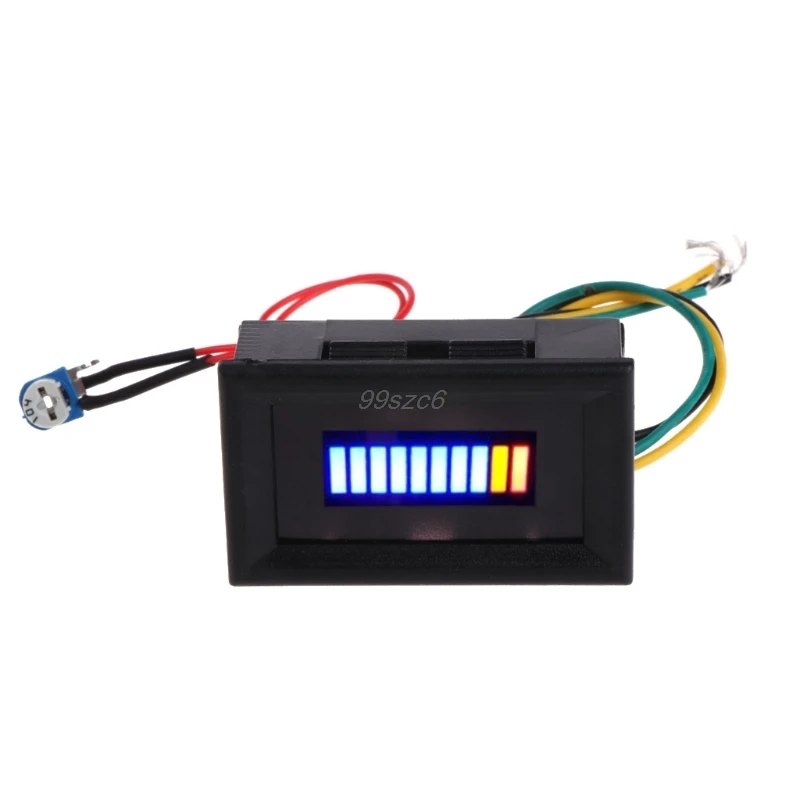 12V Unversal автомобильный измеритель масштаба светодиодный индикатор уровня