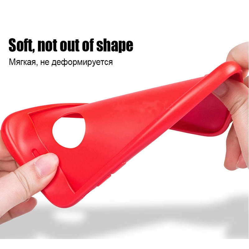 Silicone Soft Phone Case For iPhone 8