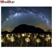 DIY алмазная живопись фото на заказ темное звездное небо Алмазный рисунок Полный Круглый/квадратный сверло алмазные Стразы Вышивка LWR
