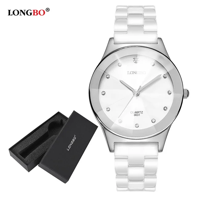 LONGBO Men Women Ceramic Watches Waterproof Couple Quartz Watch Casual Wristwatc LONGBO Men Women Ceramic Watches Waterproof Couple Quartz Watch Casual Wristwatc