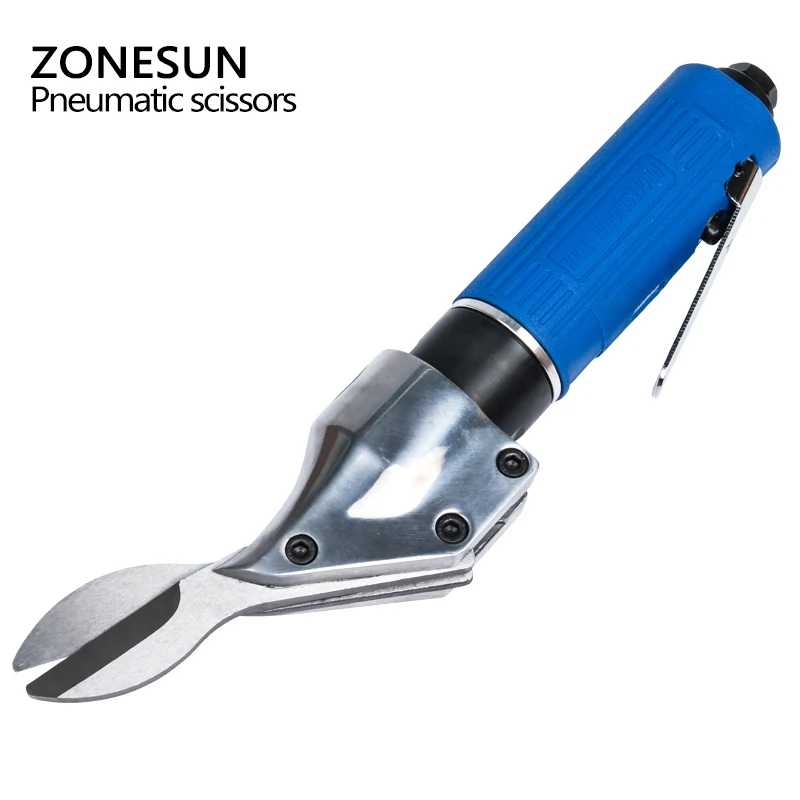 ZONESUN Straight type pneumatic scissors aluminum sheet cut stainless