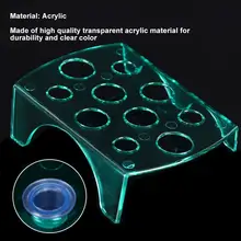 6pcs Tattoo Gun Rack Holder Light Holder Ink Cup Holder Color Cup Base Tattoo Supply Stand Rack For Tattoo Gun