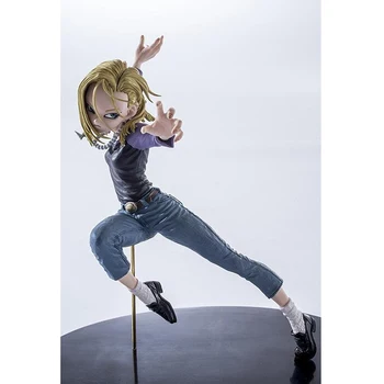 

Anime action model Dragon Ball Z Budokai lazuli collection figure 15cm cartoon Android 18 toys Christmas gift Y7925