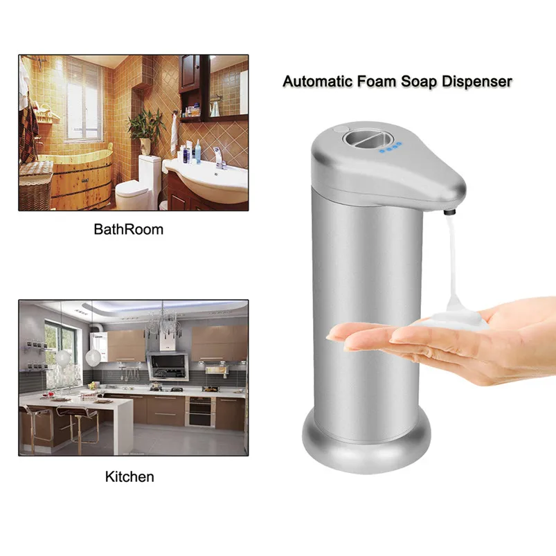 NEW Good Automatic Foaming Hand Washer Touch-less Soap Dispenser Foam Washing Foaming White Color 40FY2813