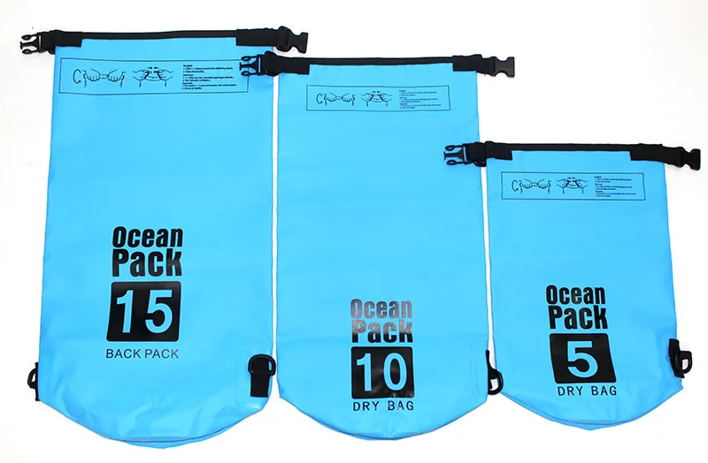 6 размер открытый портативный рафтинг Дайвинг сухой мешок ПВХ водонепроницаемый складной плавательный мешок для хранения для речного треккинга