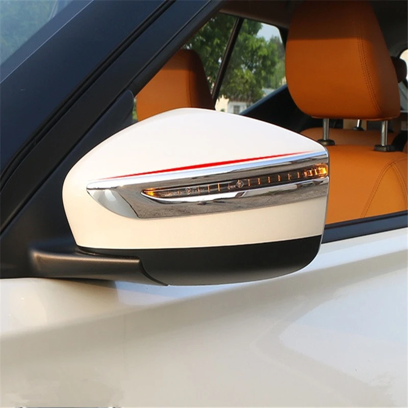 car auto cover styling for nissan kicks 2016 2017 ABS chrome side wing