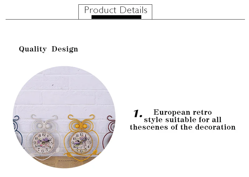 Домашний декор часы-сова современный дизайн имитация металлическая железная подвесная сова железа полые Silent настольные часы украшение для дома часы
