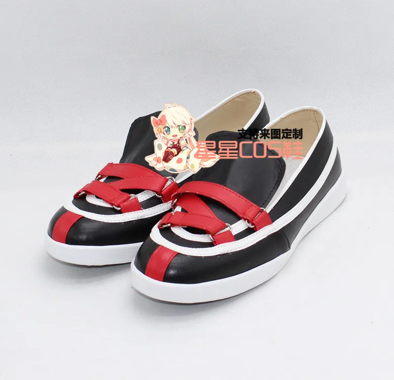 Kingdom Hearts II ROXAS Black Daily Party Halloween Cosplay Shoes Boots