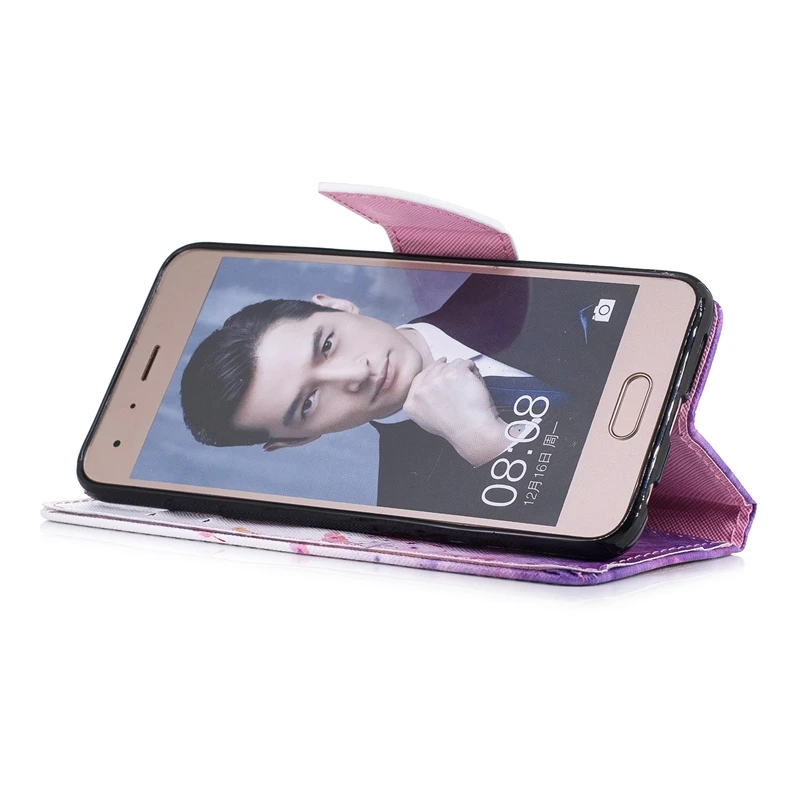 Сумка для телефона чехол Capa huawei Enjoy 7 S 7c 8 9 кожаный флип кредитный держатель стойка