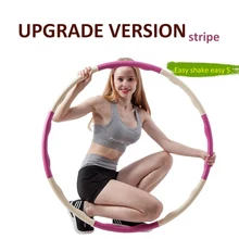 Фитнес спорта обруч съемный пены обруч для взрослых Гимнастический обруч Тренажерный зал Бодибилдинг, с тонкой талией, Фитнес круг оборудование для кроссфита