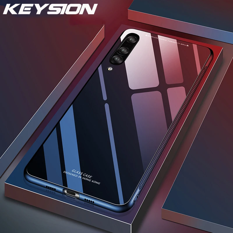 Чехол KEYSION для телефона Huawei P30 Pro P20 Lite роскошный чехол из закаленного стекла