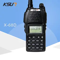 (1 шт.) KSUN UV68D Ham двухстороннее радио рации двухдиапазонный трансивер BUXUN X-68D (черный)